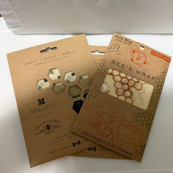 Bee's Wrap Reusable Food Wrap - 3 Packs - Picture 1 of 4